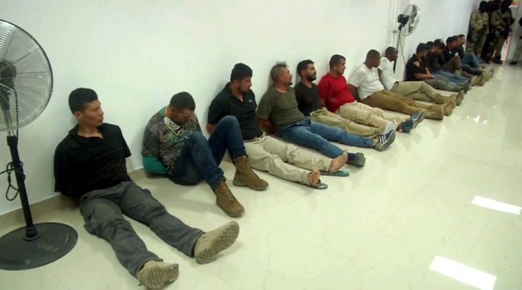 Los detenidos por el magnicidio. Foto: Euronews.