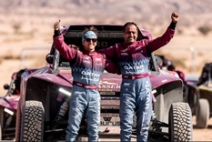 Bruno Jacomy y Khalifa Al-Attiyah culminaron 12°. Foto: Instagram