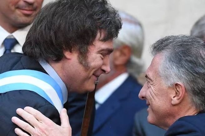 Javier Milei y Mauricio Macri, una relación con constantes altibajos.