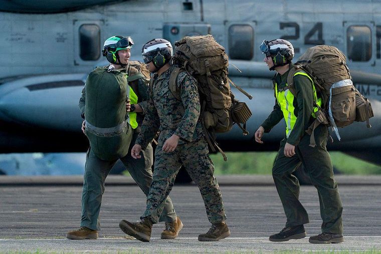 Miles de soldados estadounidenses han llegado en los últimos meses a la antigua base naval de Roosevelt Roads.