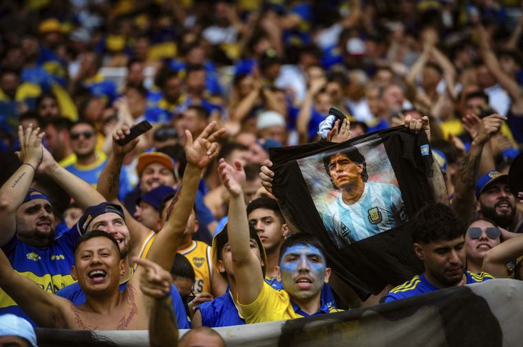 La hinchada de Boca deliró con el show de Yerba Brava Foto: Télam