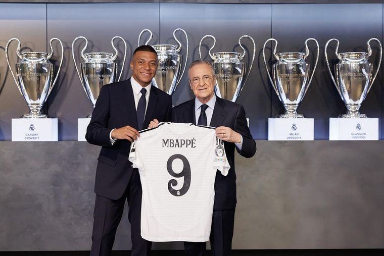 Mbappé ya es jugador del Real Madrid. Foto: EFE