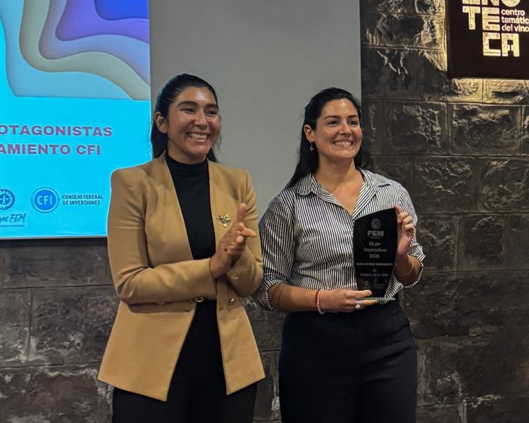 Patricia Soria fue reconocida como la Mujer Empresaria en Innovación y Redes del Año en Mendoza.&nbsp;