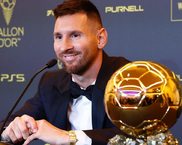 El mejor jugador del mundo habló tras recibir su octavo Balón de Oro. Foto: Instagram @leomessi