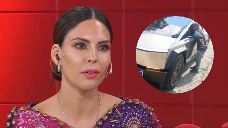 Barby Franco, visiblemente afectada tras el siniestro. / Captura TV