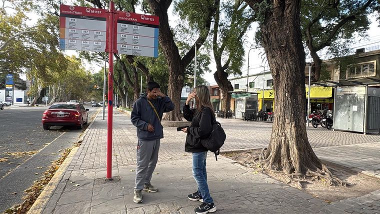 El Zonda bajó en la Ciudad de Mendoza a la tarde.&nbsp;