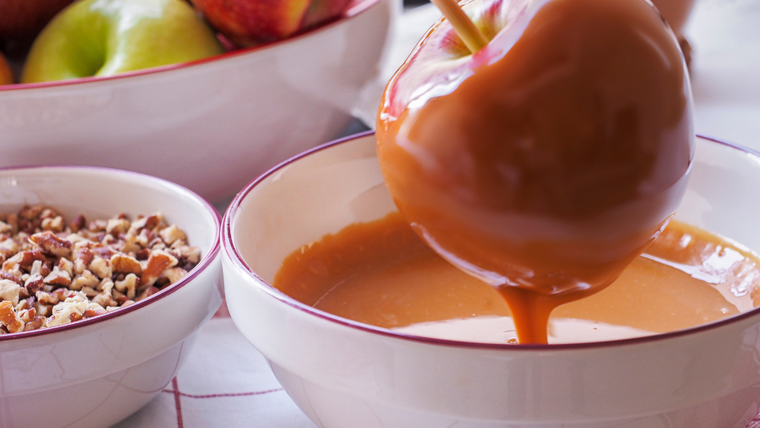 Receta de manzanas con caramelo Receta de manzanas con caramelo