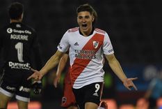 Julián Álvarez marcó dos goles y fue la gran figura del partido. Foto: @RiverPlate Julián Álvarez marcó dos goles y fue la gran figura del partido. Foto: @RiverPlate