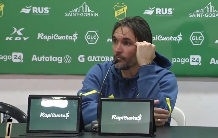 El DT analizó la performance del equipo. Foto: Captura