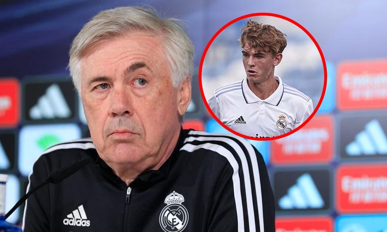 Carlo Ancelotti se refirió al español-argentino antes del Mundial Sub 20.