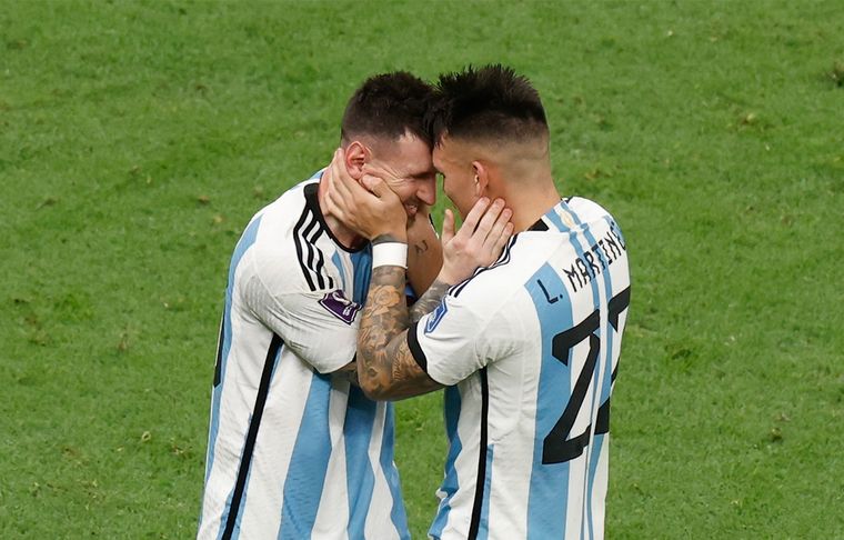 Lionel Messi - Lautaro Martínez Messi le hizo un importante pedido a Lautaro Martínez durante el Mundial.