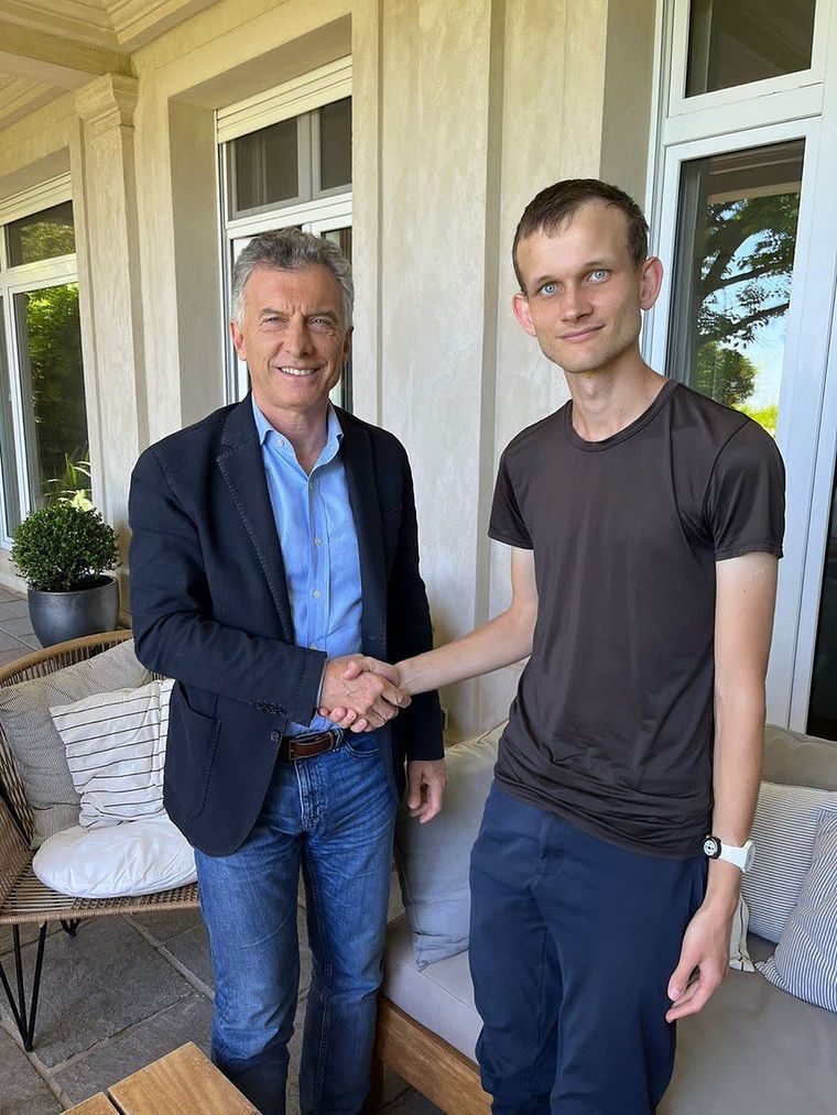 Mauricio Macri se reunió con el creador de Ethereum.