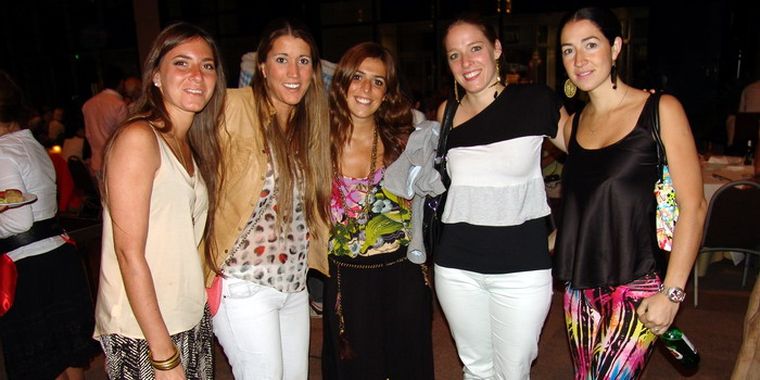 Jimena Sánchez, Melisa Cavagnaro, Romina Rodríguez, Emilia Pritz y Johana Amicone. Foto: Federico Croce/MDZ
