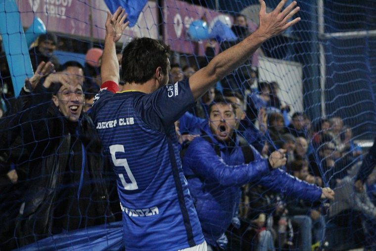 Martín Cusa abrió el marcador para Jockey Club Foto: Facundo Pérez - Prensa Jockey Club