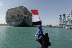 El Ever Given fue liberado. Foto: REUTERS