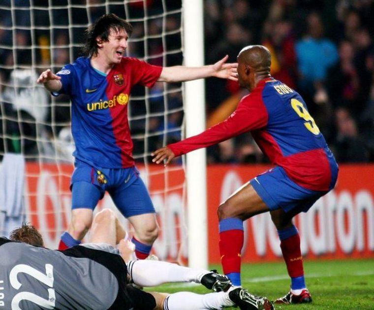 Messi y Eto'o conformaron una dupla letal en el Blaugrana Foto: FC Barcelona