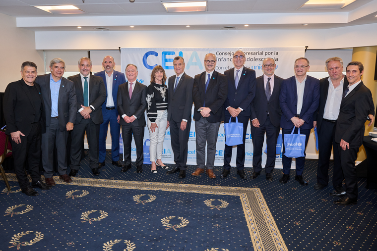 Este CEIA que presentó Unicef apunta a unir fuerzas con asociaciones, cámaras, bolsas y uniones.