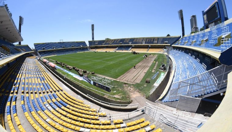 Central comenzó a trabajar para ampliar su estadio. Foto: @RosarioCentral