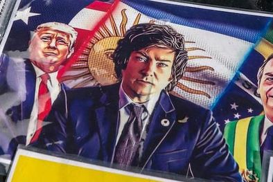 MDZol | A Milei se le ha comparado con expresidentes como Trump o Bolsonaro. Foto: GETTY IMAGES