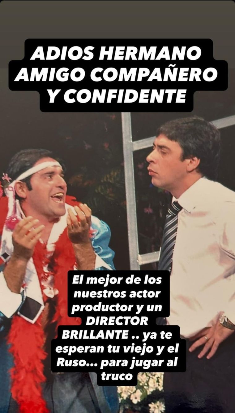 Mariano Iúdica despidió en su cuenta de Instagram a su amigo René Bertrand. Mariano Iúdica despidió en su cuenta de Instagram a su amigo René Bertrand.