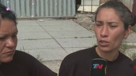 Sabrina, la esposa del joven atropellado y prima del hombre que fue baleado por el policía. Sabrina, la esposa del joven atropellado y prima del hombre que fue baleado por el policía.