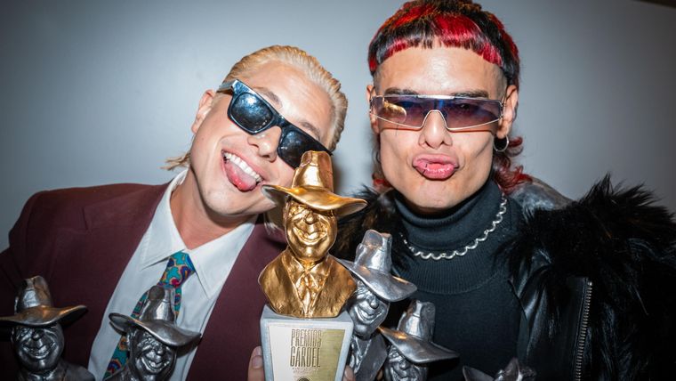 Ca7riel y Paco Amoroso fueron los grandes ganadores de los Premios Gardel 2025.