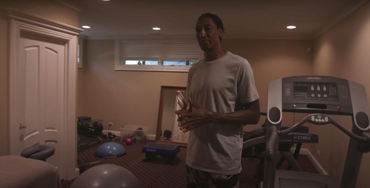 La mansión de Scottie Pippen en Chicago.