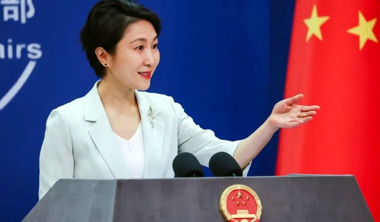 Mao Ning, portavoz del Ministerio de Exteriores de China, advierte sobre Estados Unidos y sus actividades en Irán. Foto: Efe.