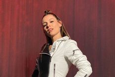 Pampita nos demuestra que llevar una chaqueta de cuero le da un nuevo estilo a tus looks. Foto: Instagram
