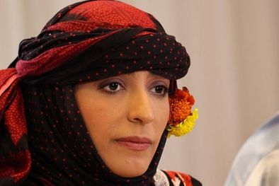 MDZol | En junio, Karman visitó -junto a dos ganadoras del Nobel de la Paz- Ucrania y Polonia para pedir el fin de la invasión rusa a su país vecino Foto: GETTY IMAGES