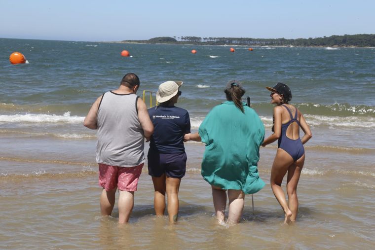 Playa para todos: un hecho importante. Foto: Gentileza