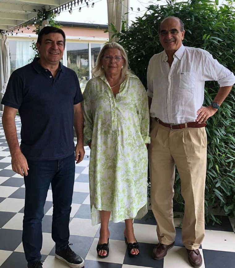Omar de Marchi, Elisa Lilita Carrió y Gustavo Gutiérrez
