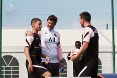 las palabras del juvenil de 17 anos a messi en el primer entrenamiento