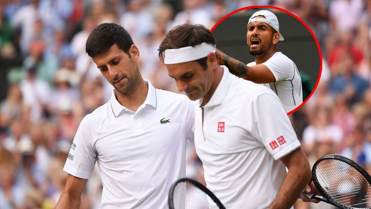 Kyrgios eligió a Djokovic como el GOAT, pero a Federer como el rival más difícil de vencer. Foto: EFE
