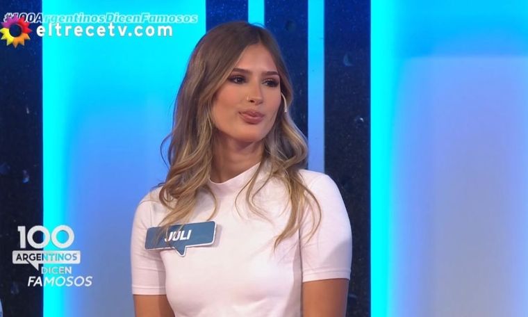 Julieta Poggio tuvo un paso por 100 Argentinos Dicen La participante de Gran Hermano es una de las favoritas del público