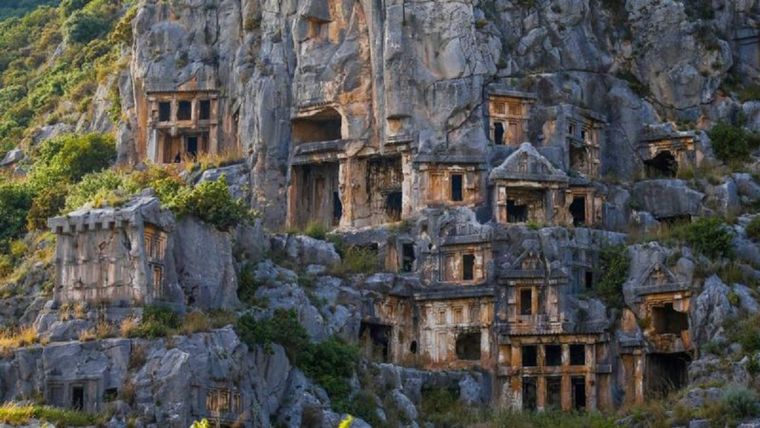 La Vía Licia se extiende a lo largo de 540 kilómetros en la península de Teke, en el sur de Turquía Foto: GETTY