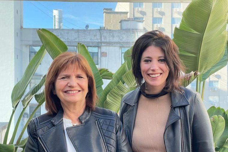 Patricia Bullrich con la politóloga