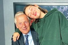 Marcelo Longobardi y su hija Delfina. La adolescente de 16 años sueña con ser actriz.