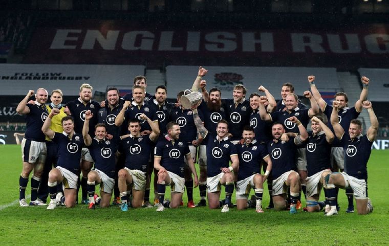 Escocia sorprendió a Inglaterra y conquistó la Calcutta Cup. Foto: @Grantie79