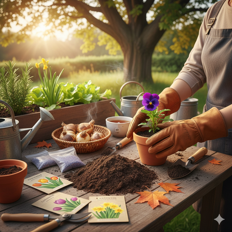 La mejor estación para plantar. Fuente: IA Gemini.