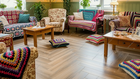 El piso de madera es más difícil de limpiar. Fuente: Shutterstock. El piso de madera es más difícil de limpiar. Fuente: Shutterstock.