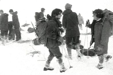 MDZol | El equipo de rescate salió a pie con poca visibilidad  Foto: CAIRNGORM MOUNTAIN RESCUE