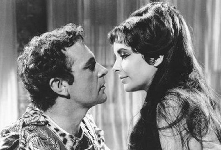 Liz Taylor y Richard Burton, uno de sis amores.