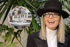 Diane Keaton diseñó una increíble cocina en su casa de campo.