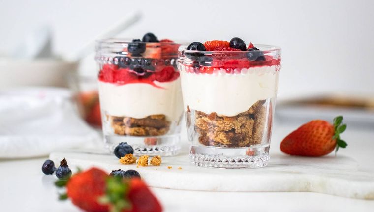 Cómo preparar un saludable cheesecake vegano (Shutterstock).