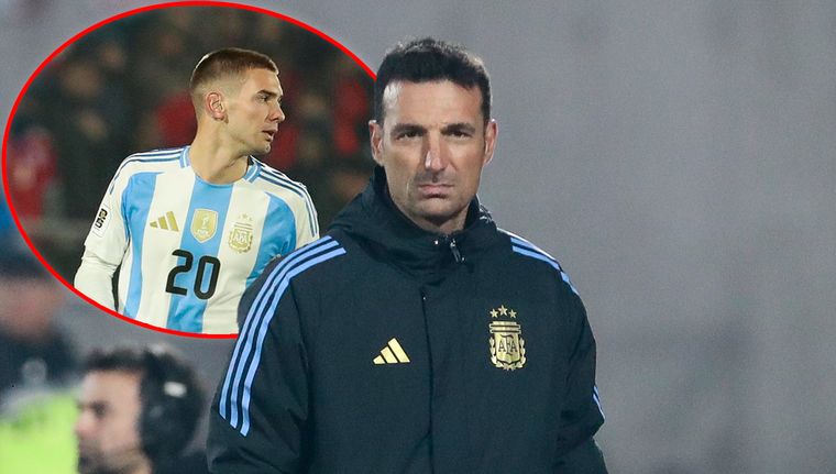 Lionel Scaloni habló sobre el estreno de Franco Mastantuno en la Selección mayor.
