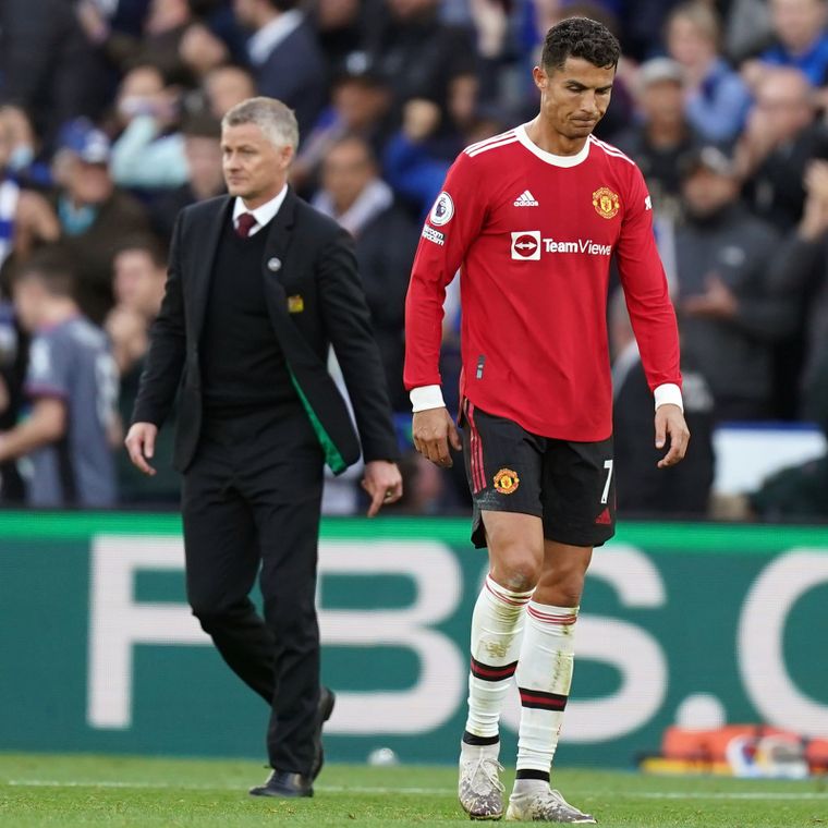 CR7 no está a gusto con el DT del equipo Foto: DPA