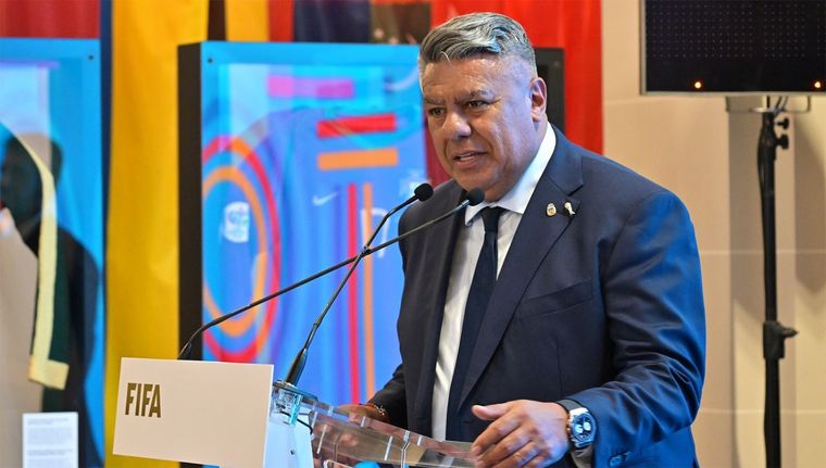 Ayer, 17 de octubre, Claudio Tapia fue reelecto presidente de la AFA. Foto: AFA