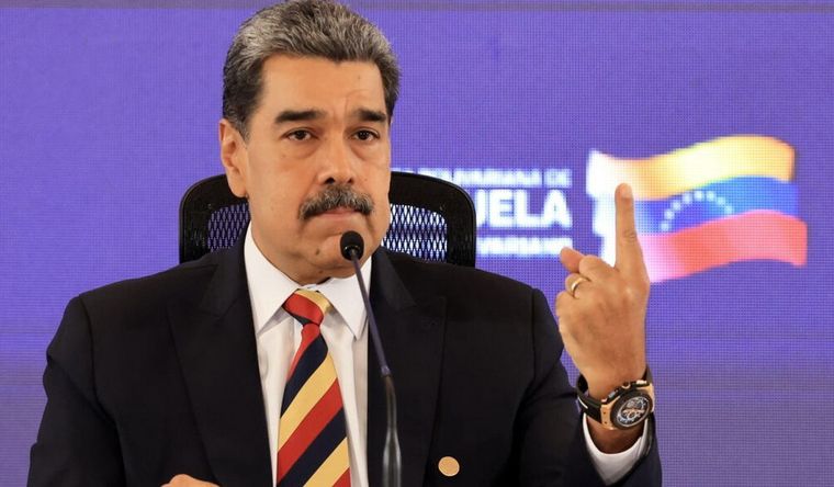 Nicolás Maduro, presidente de Venezuela, confronta con Estados Unidos. Foto Dpa