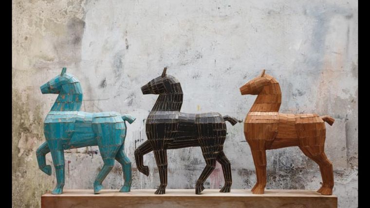 Domados o salvajes, los caballos se multiplican. Foto: Claudio Barragán